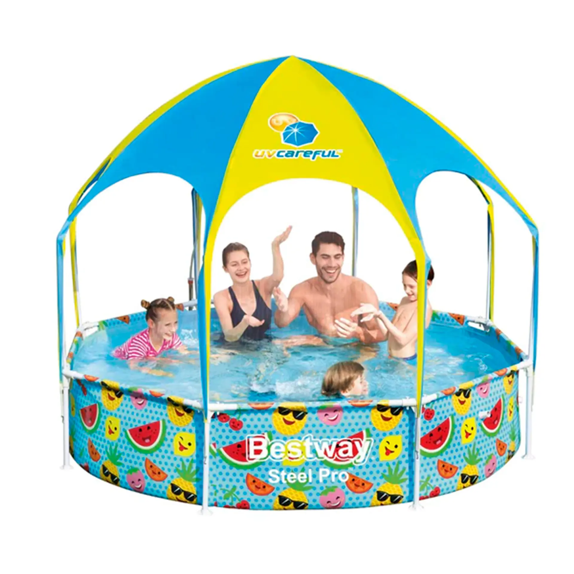 Piscina Estructural Con Techo Bestway Uv Careful Splash-in 1