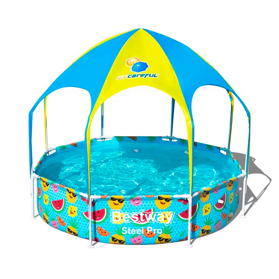 Piscina Estructural Con Techo Bestway Uv Careful Splash-in 2