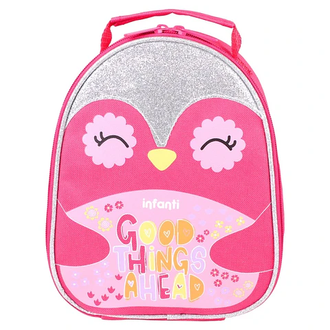 Lonchera Infanti Modelo Pingüino Bts23 Rosada