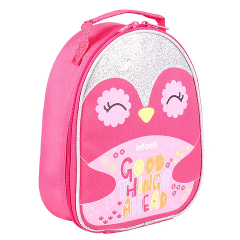Lonchera Infanti Modelo Pingüino Bts23 Rosada