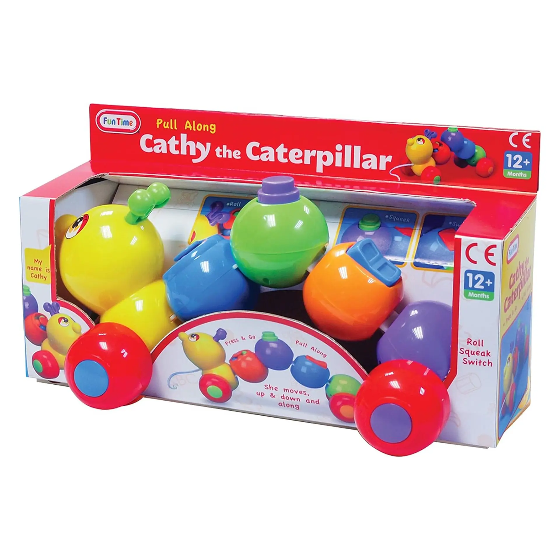 Juego de Arrastre Cathy la oruga Fun Time 1
