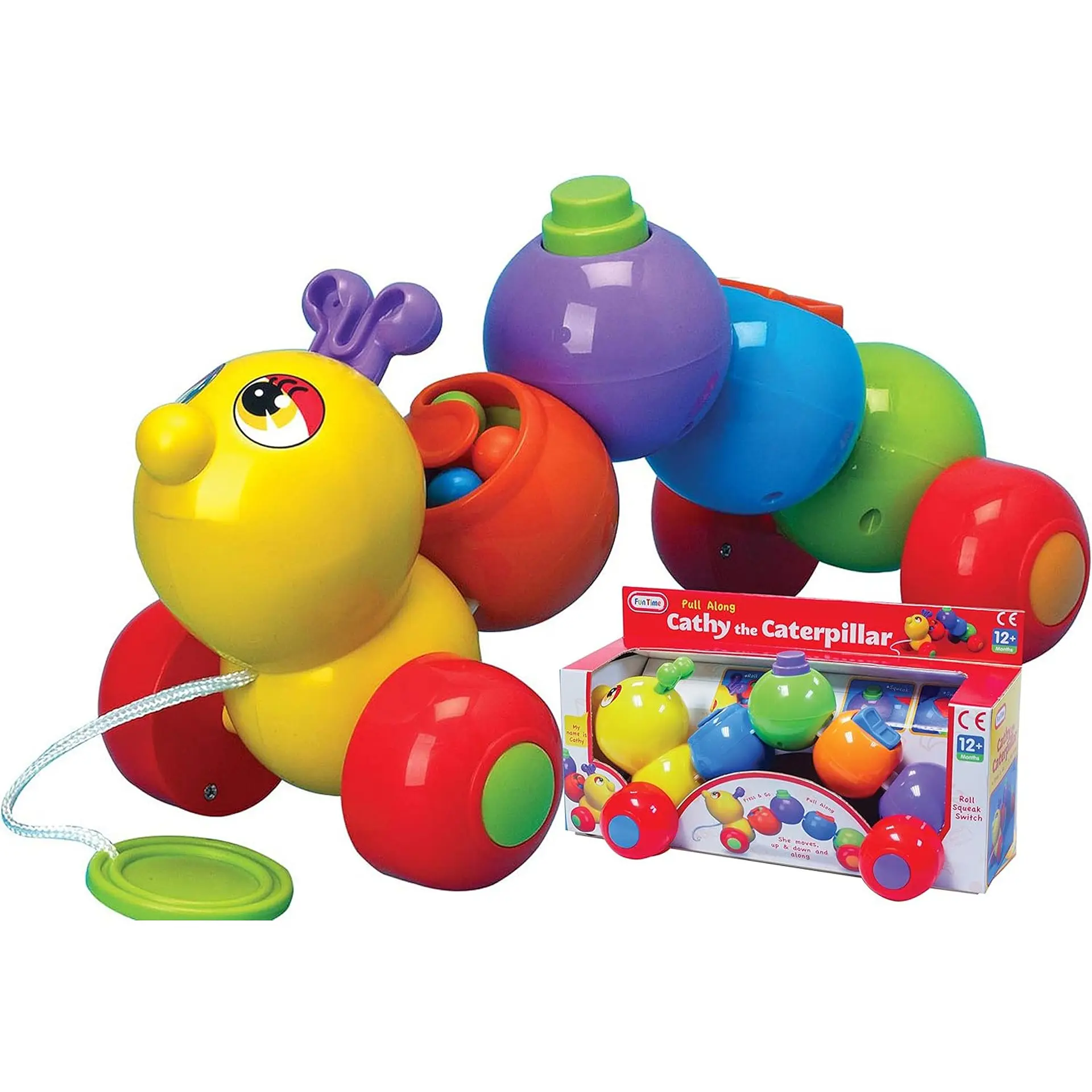 Juego de Arrastre Cathy la oruga Fun Time 2