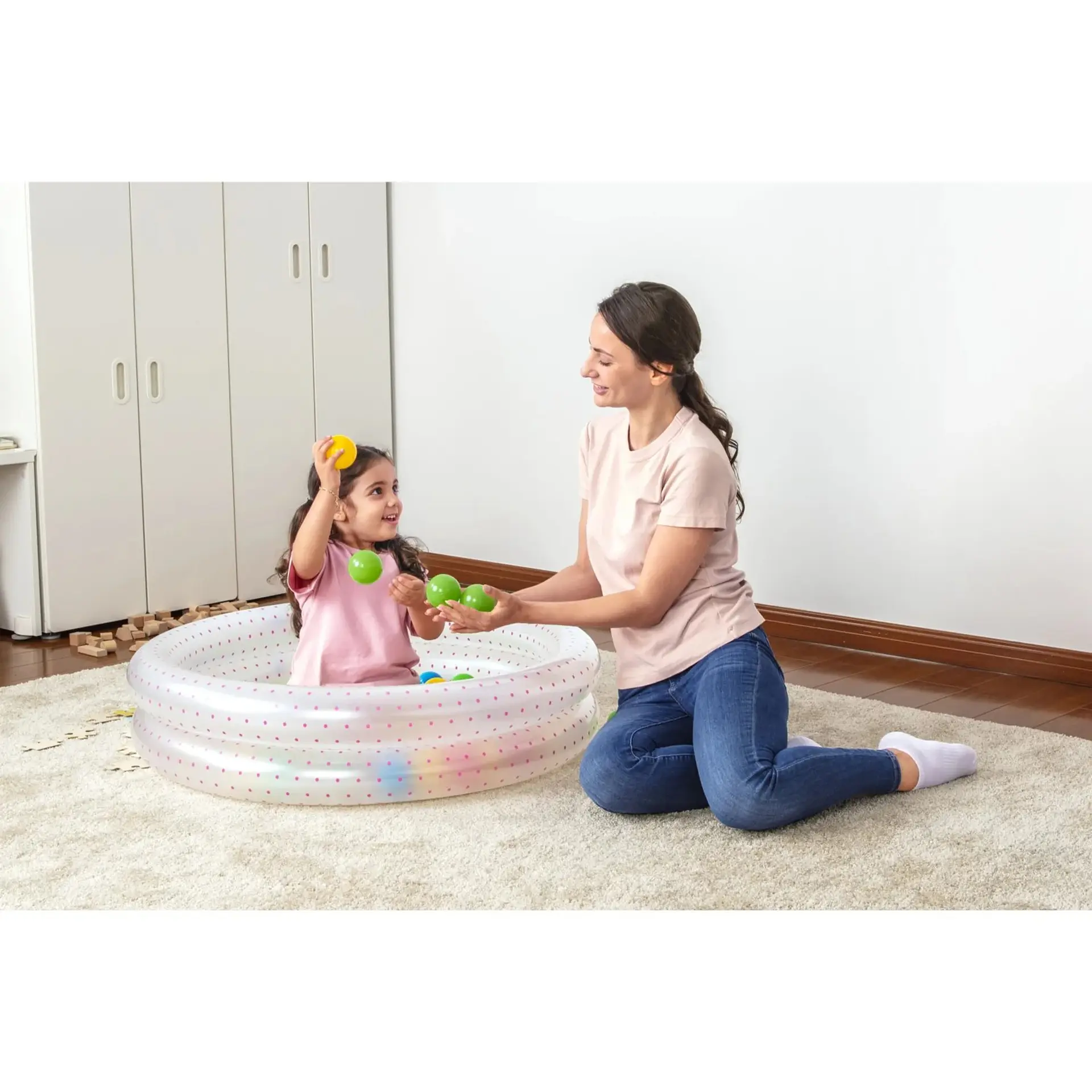Set Piscina Inflable con Pelotas 91X20 Cm Bestway 2