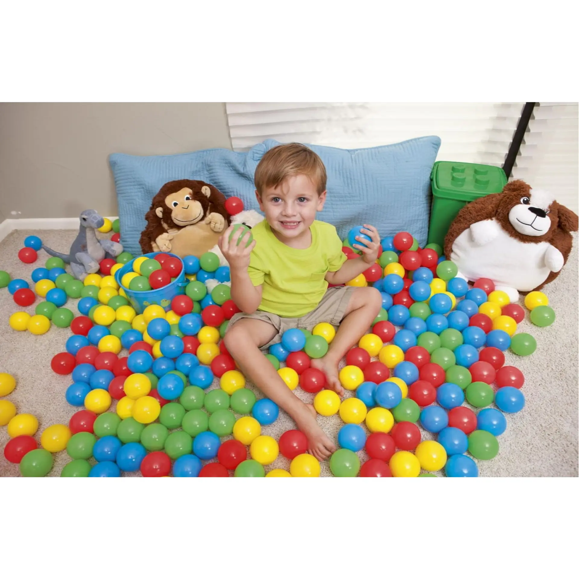 Pack 100 Pelotas Plasticas 6,5 Cms Bestway 3