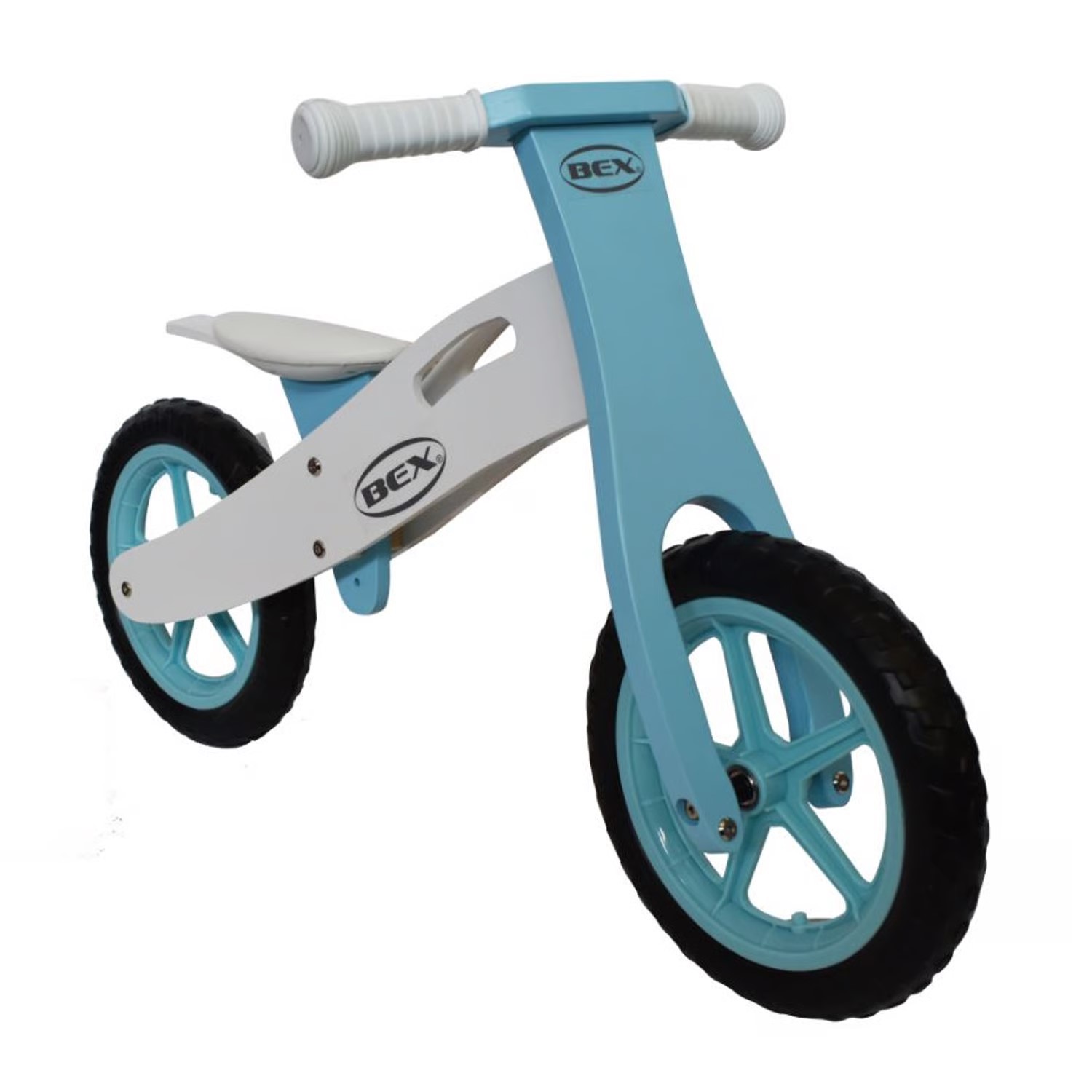 Bicicleta Madera Equilibrio Aprendizaje Sin Pedal Gris Bex
