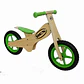 Bicicleta Madera Equilibrio Aprendizaje Sin Pedal Verde Bex - Miniatura 3