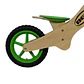 Bicicleta Madera Equilibrio Aprendizaje Sin Pedal Verde Bex - Miniatura 4