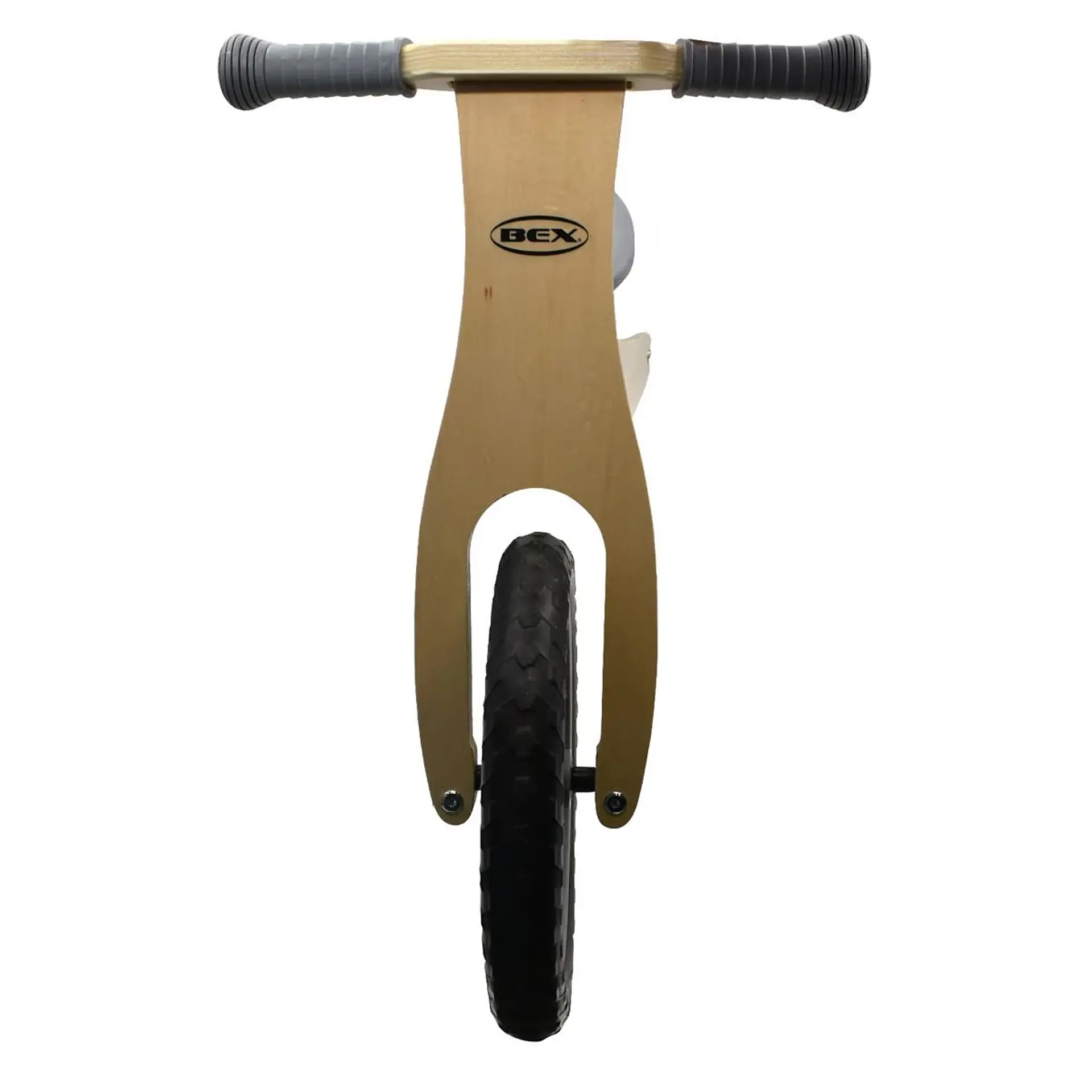 Bicicleta Madera Equilibrio Aprendizaje Sin Pedal Gris Bex 3