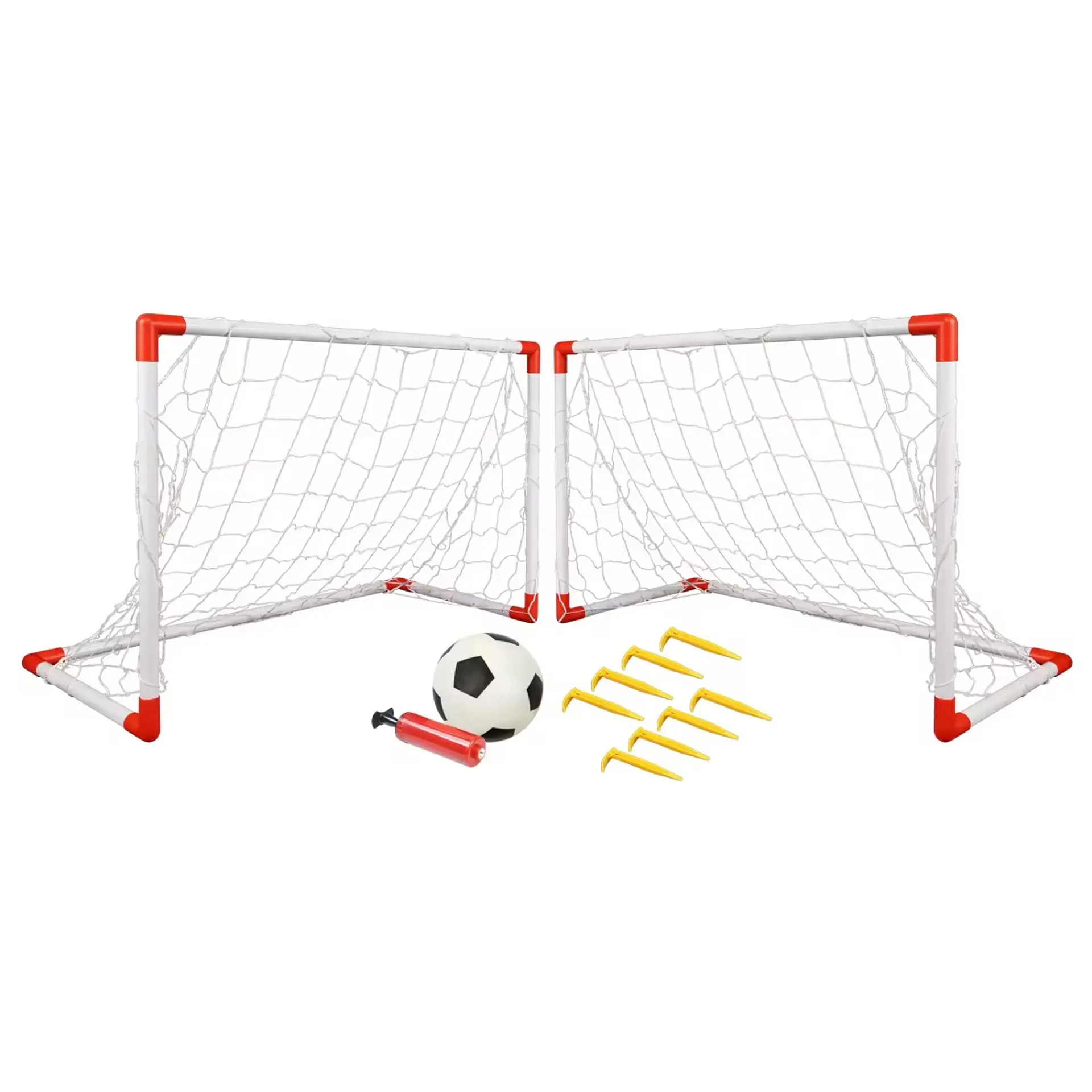 Set De 2 Arcos De Futbol Con Pelota 85x60x42 Cm Gamepower 2