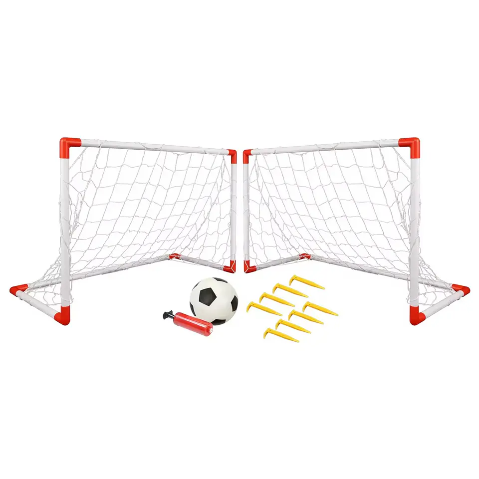 Set De 2 Arcos De Futbol Con Pelota 85x60x42 Cm Gamepower 2