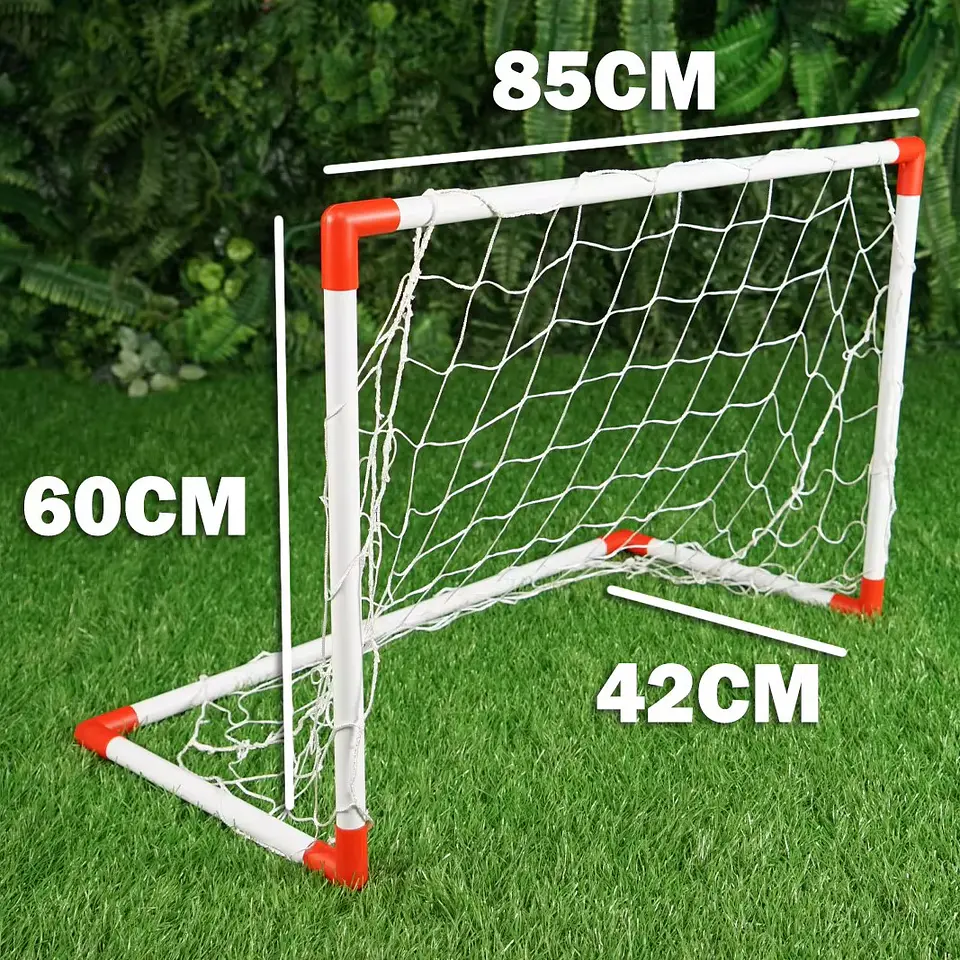Set De 2 Arcos De Futbol Con Pelota 85x60x42 Cm Gamepower 3