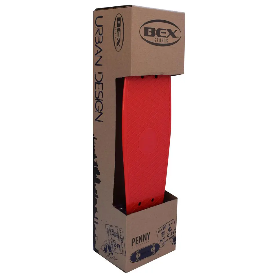 Skate Patineta Penny 56 Cm Rojo Bex 3
