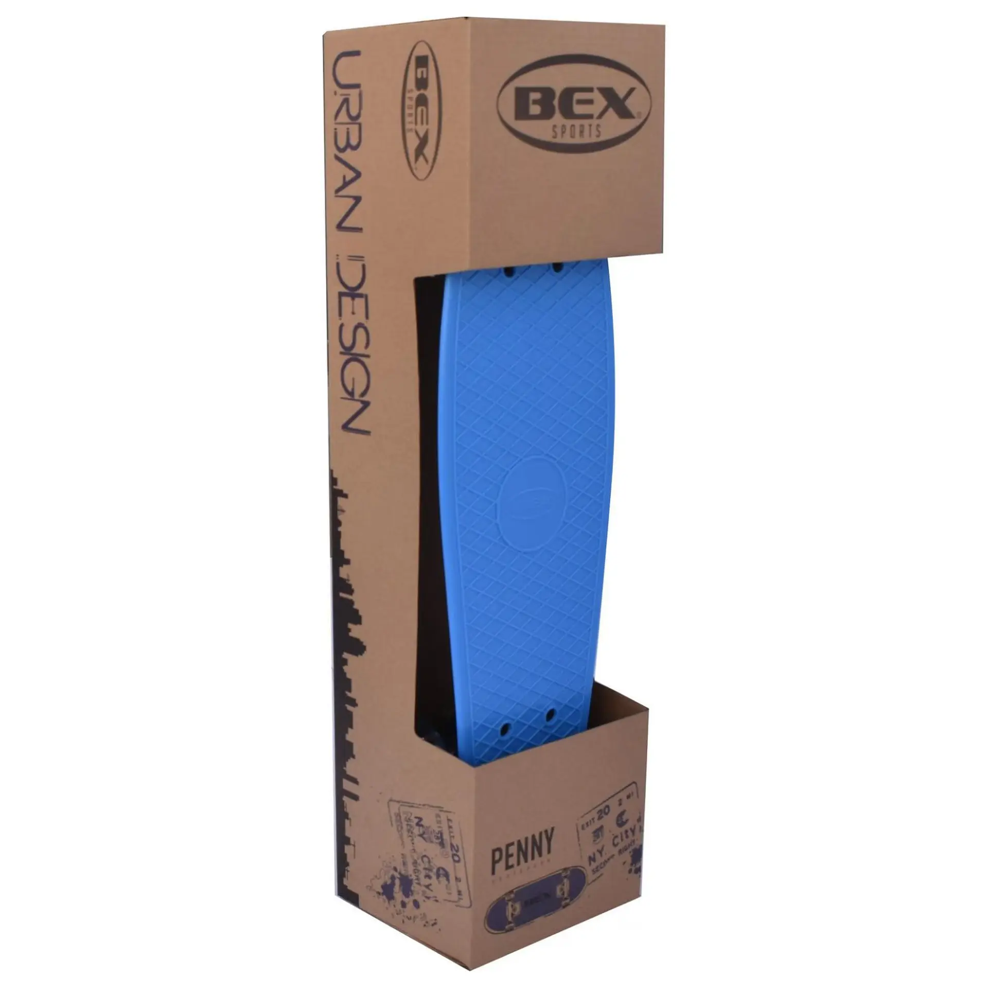 Skate Patineta Penny 56 Cm Azul Bex 3