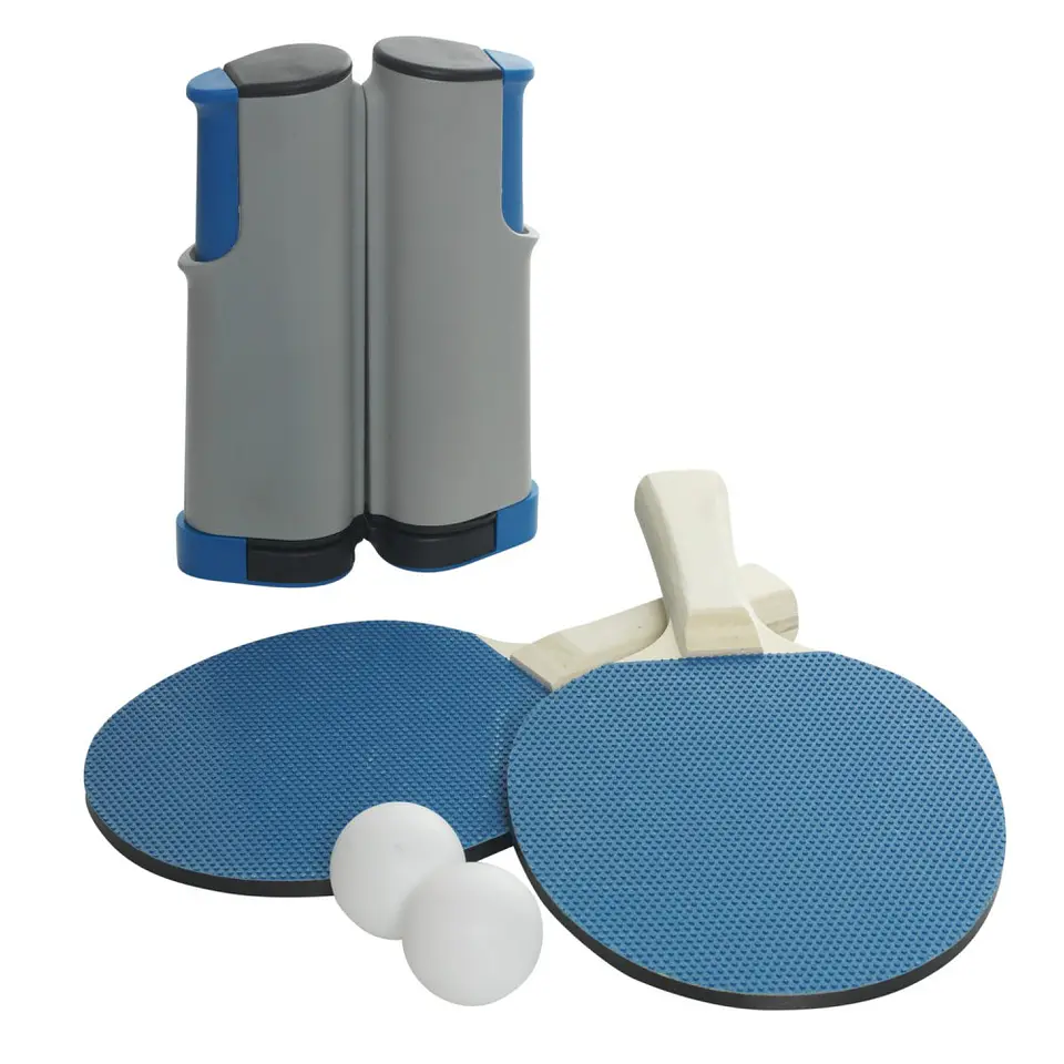 Set Red de Ping Pong Adaptable + 2 Paletas + 2 Pelotas Gamepower 1