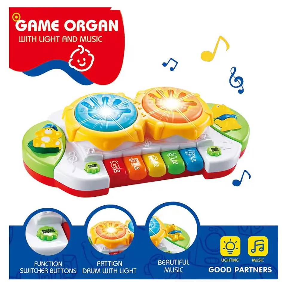 Piano Interactivo Musical Con Luz Y Sonido 3