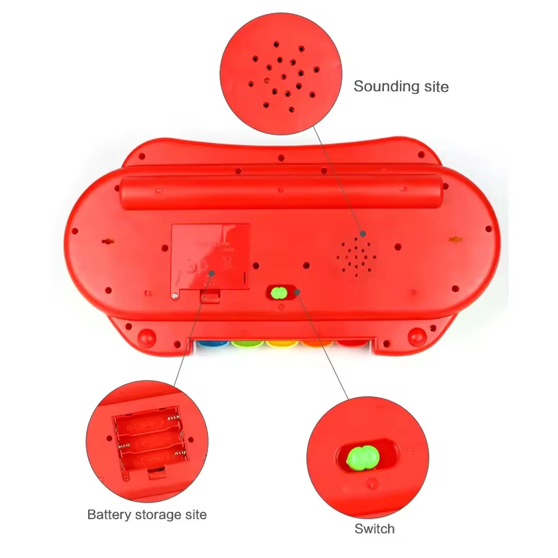 Piano Interactivo Musical Con Luz Y Sonido 4