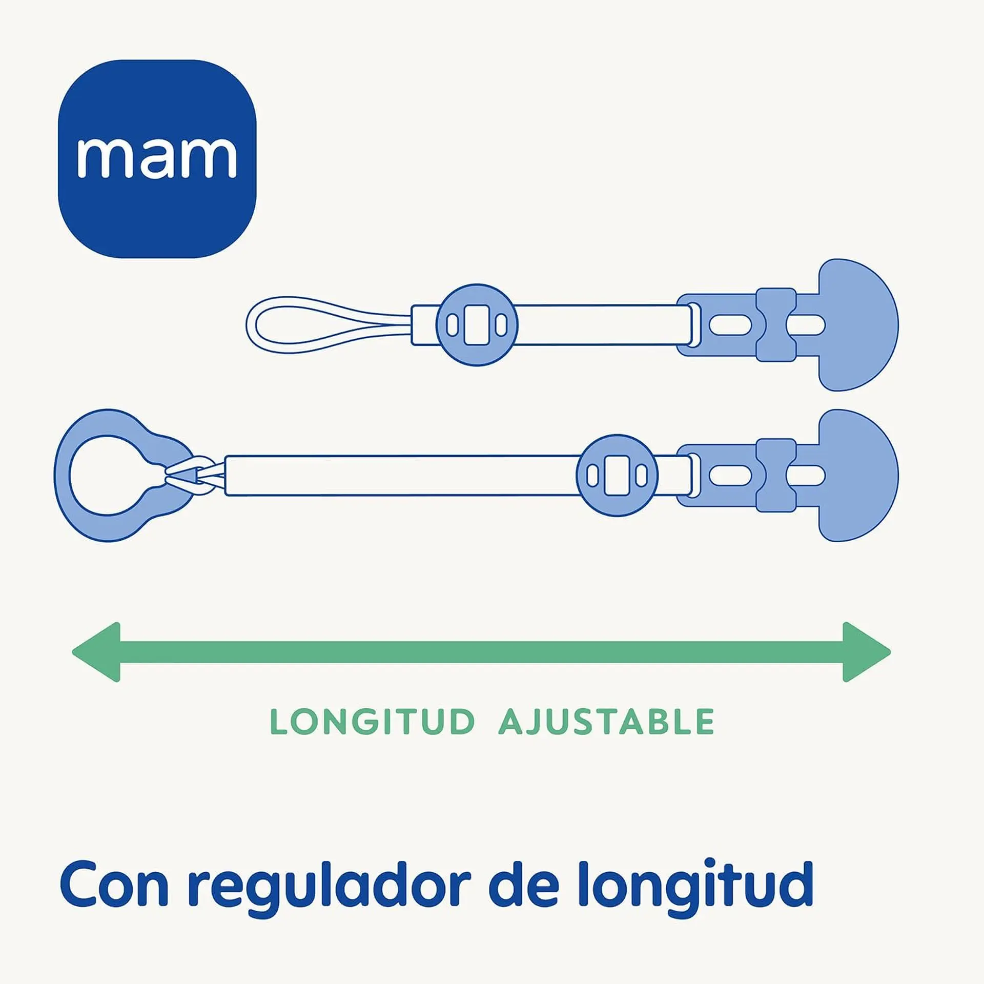 Prendedor Mam Porta Chupete Clip Cobertor Rosado 8