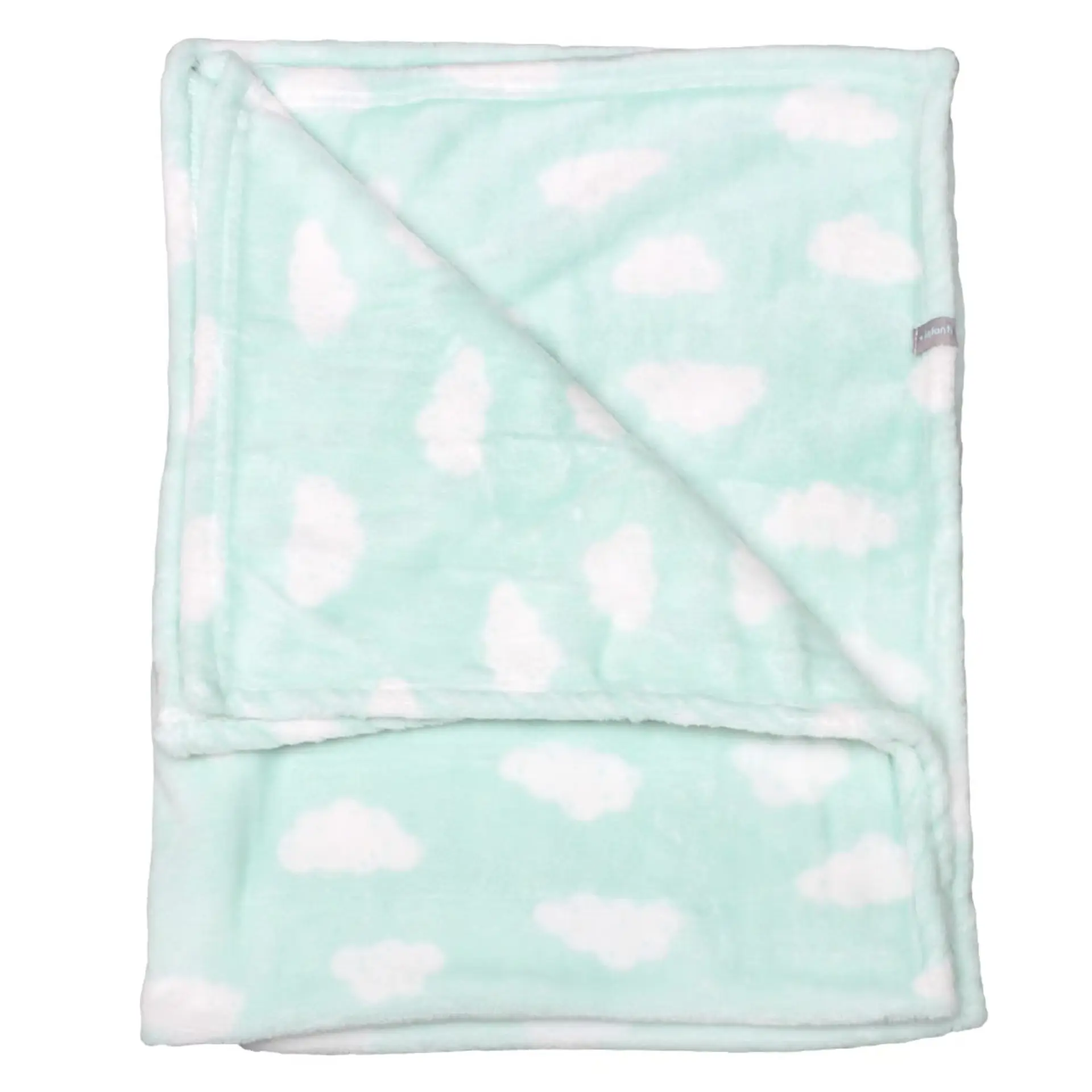 Pack 2 Mantas Unisex Infanti Verde/Gris 3
