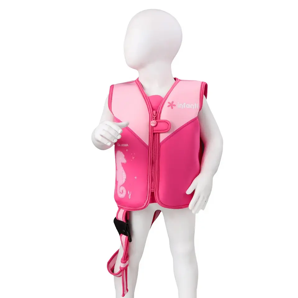 Chaleco Flotador S25 Caballito de Mar Rosa para Niña Infanti 1