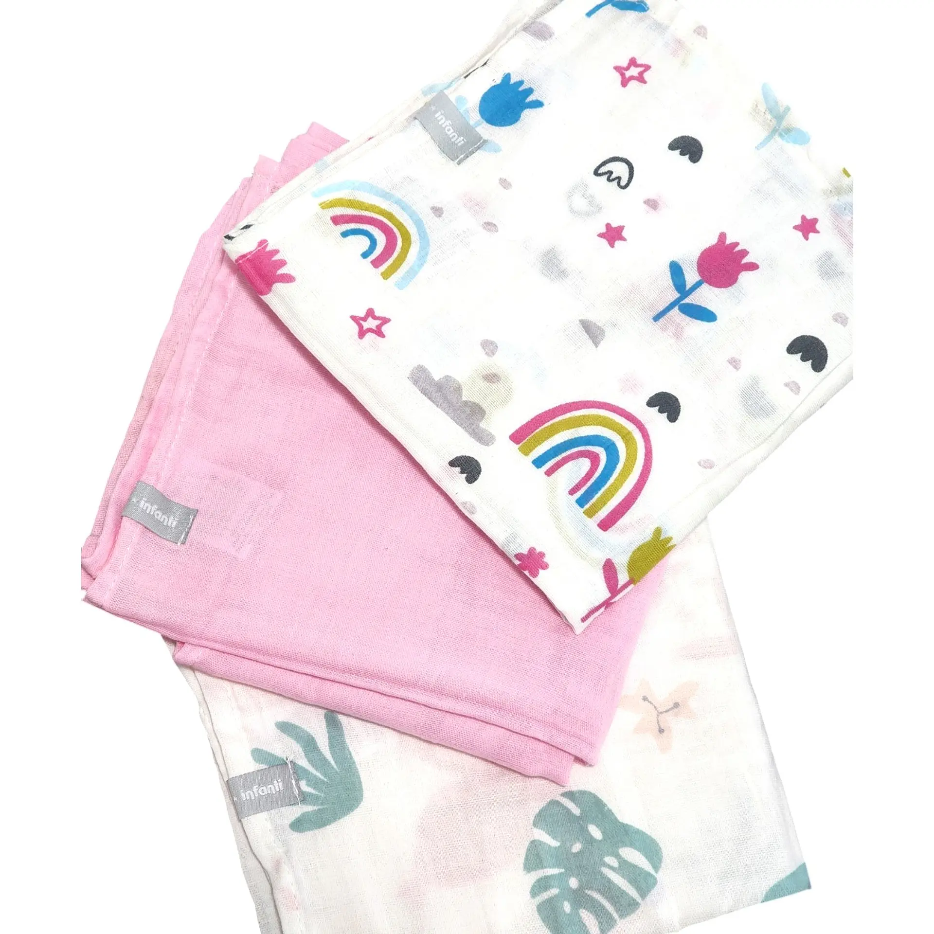 Pack 3 Tutos Infanti Rosa 75x75cm  1