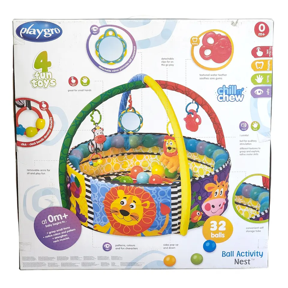 Gimnasio y Piscina de Juego Didáctico 5 en 1 Playgro 0184007 11