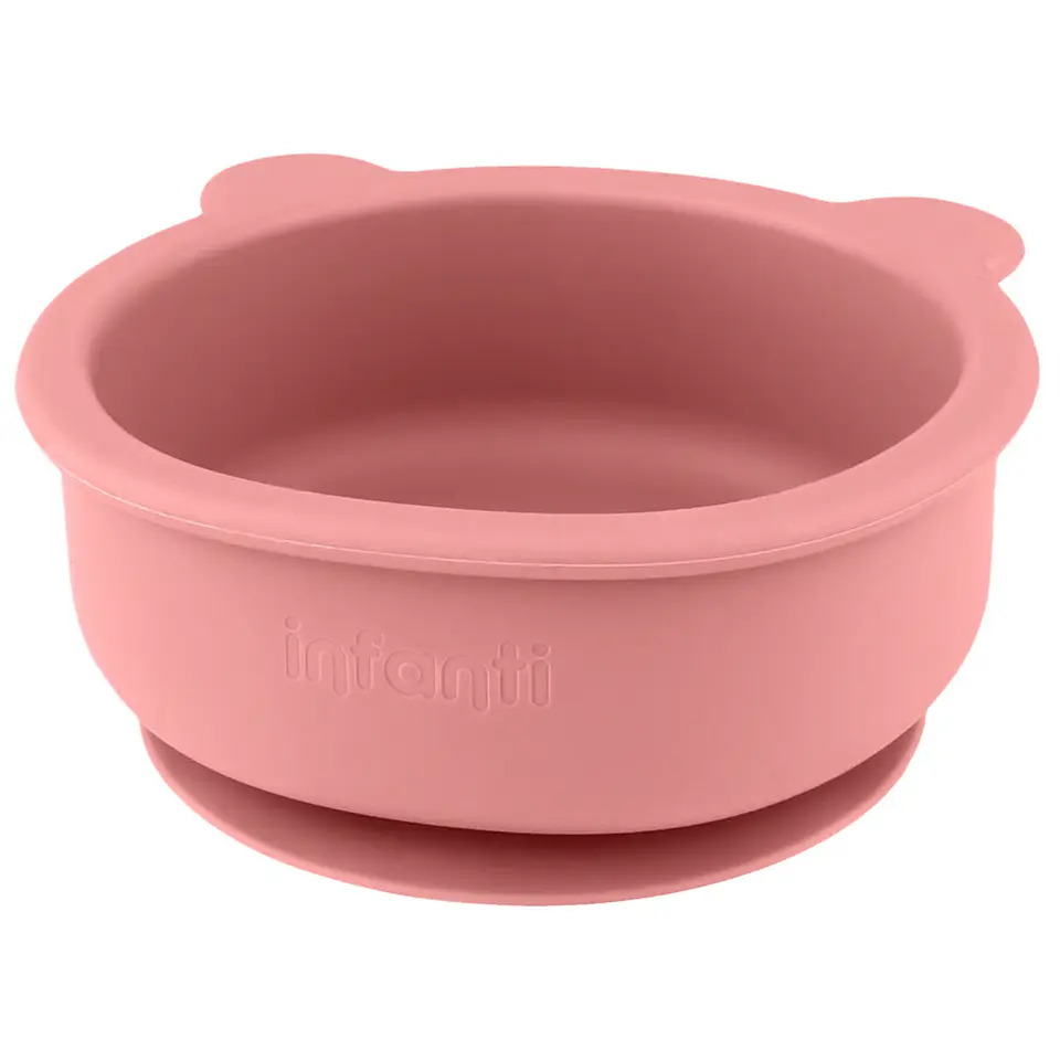 Bowl de Silicona con ventosa 340ml Infanti 6m+ Rojo 1
