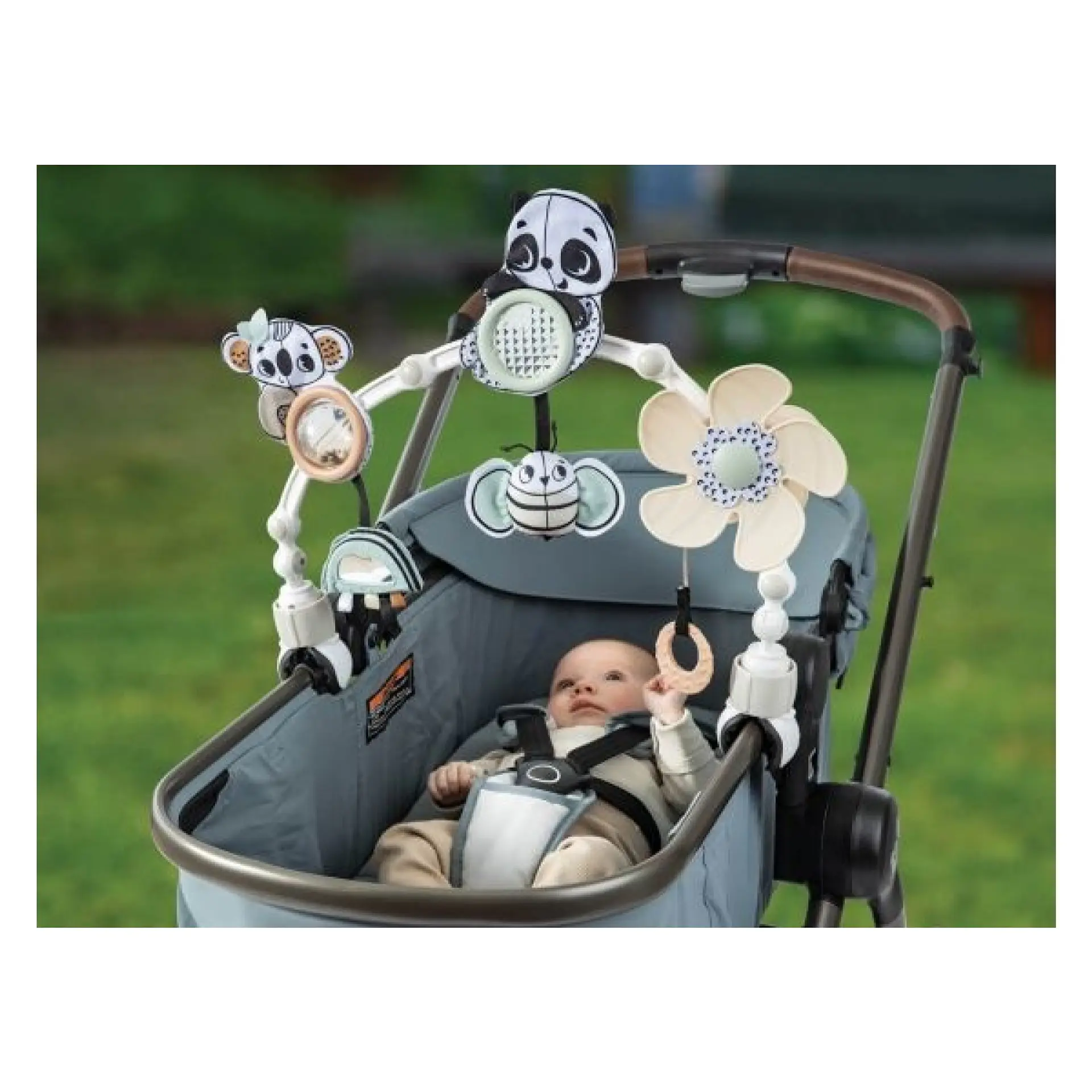 Arco Portátil Universal para Coche Blanco y Negro Tiny Love 7