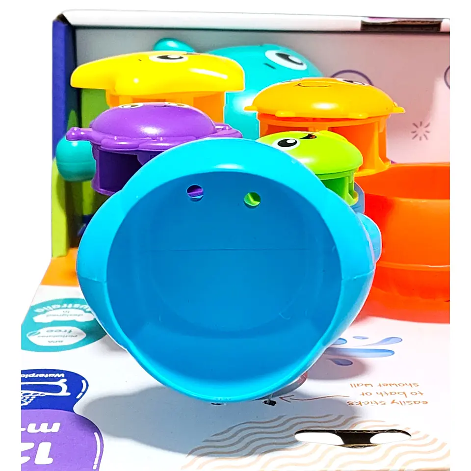 Juguete Fuente Ballena Remolino para el baño Playgro 4