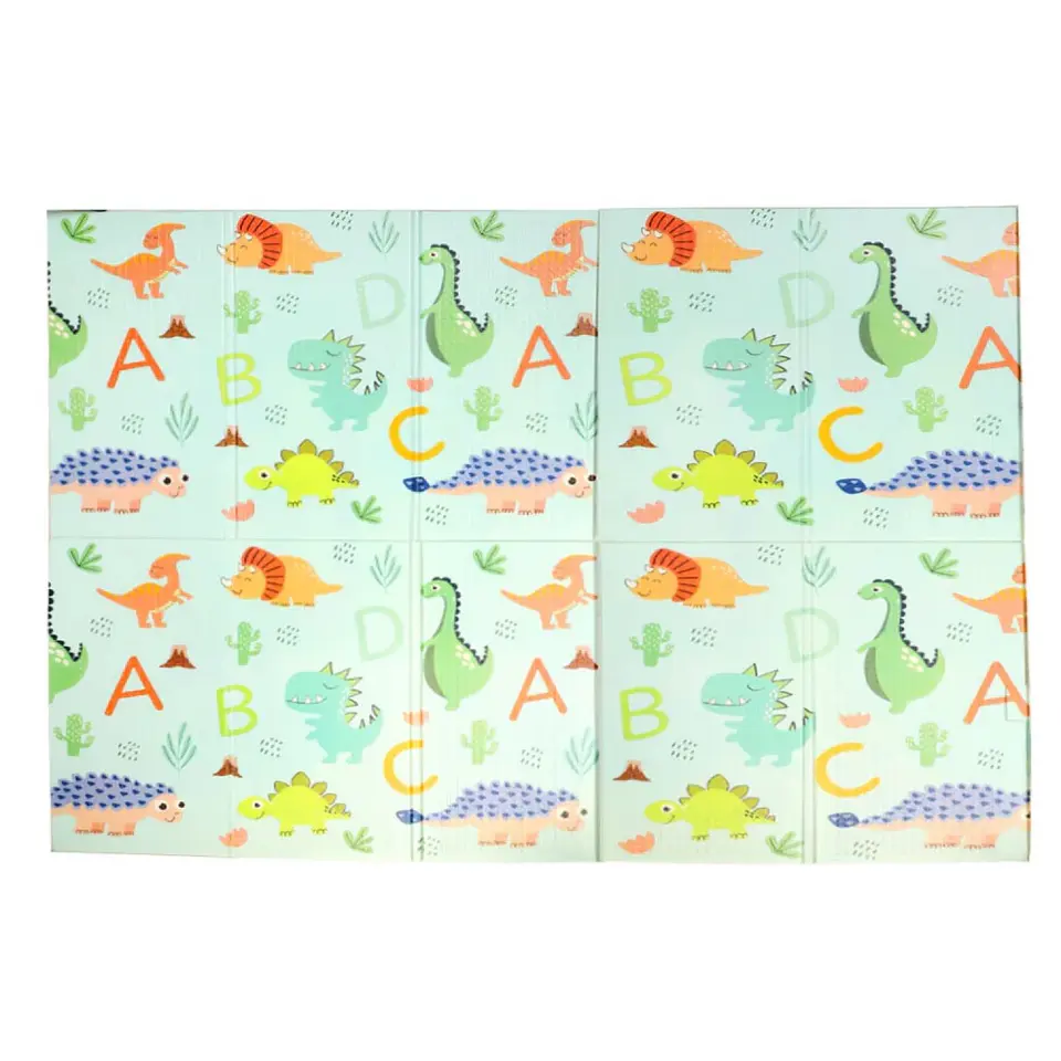 Alfombra de Juego Plegable Reversible Dino 180x200 Infanti 1