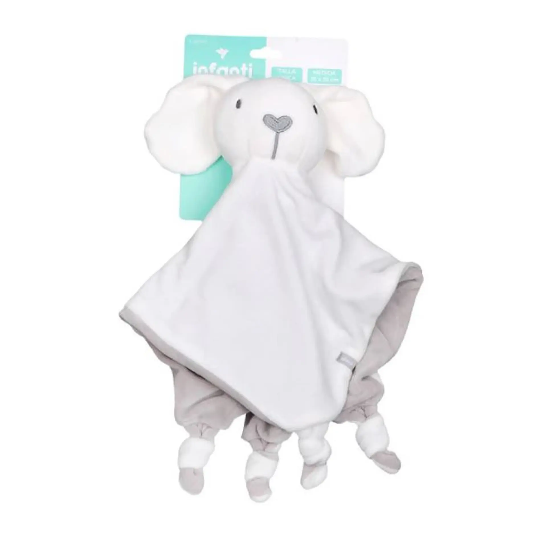 Tuto de Apego Plush Unisex 35x35cm Conejito Infanti  3