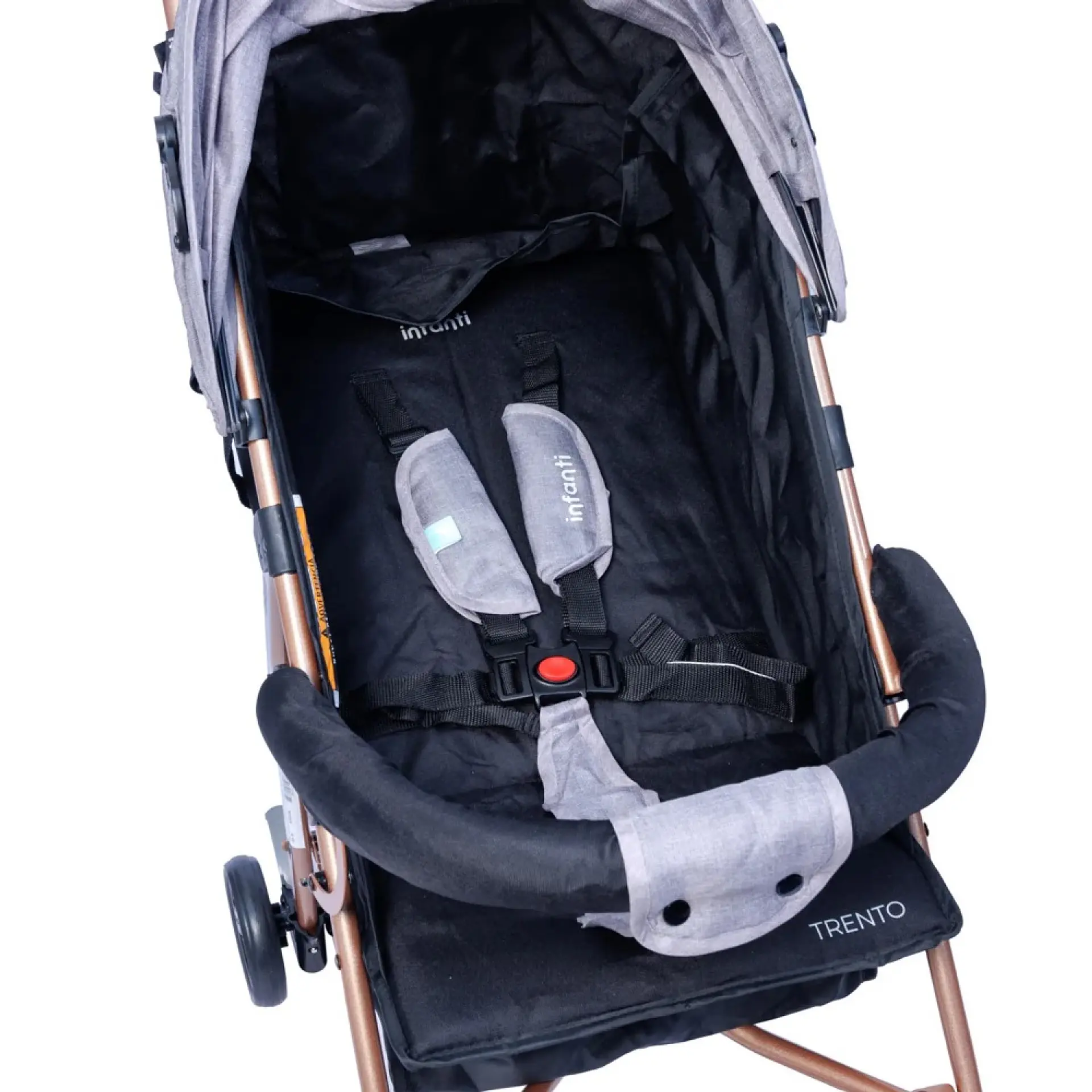 Coche Paseo Trento Estilo Paraguas Gris Infanti  5