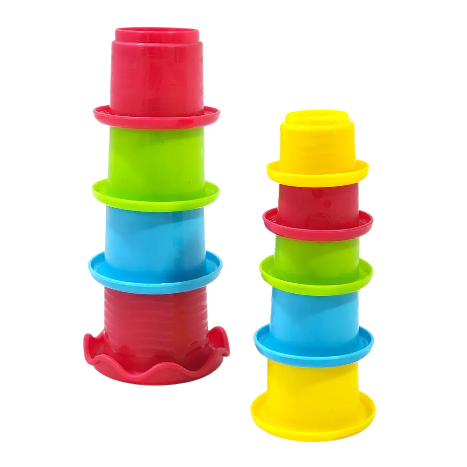 Vasos Apilables De Colores Con Sellos Para Bebés Playgro 2