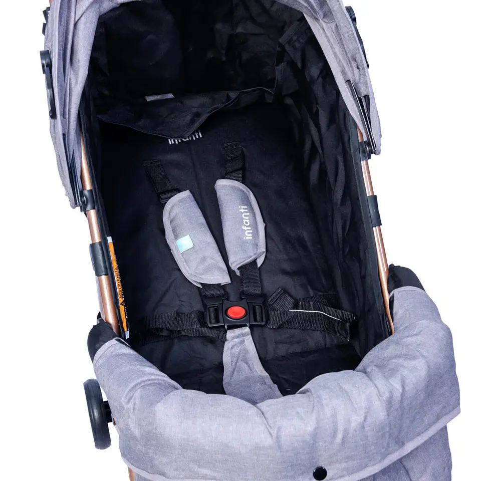 Coche Paseo Trento Estilo Paraguas Gris Infanti  6