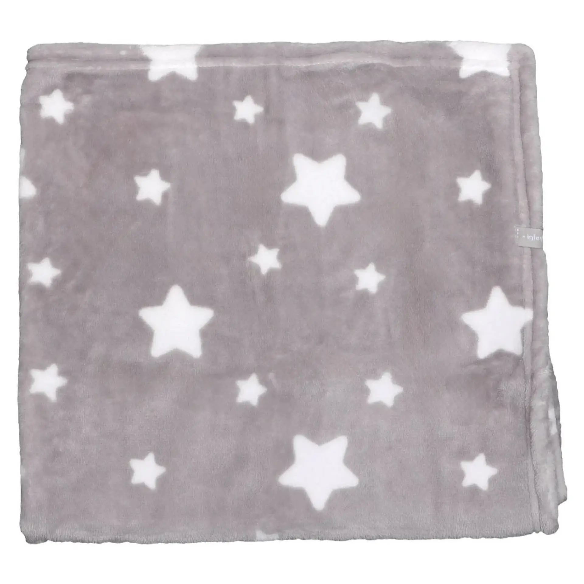 Pack 2 Mantas Unisex Blanco / Gris 75x100cm Infanti 4