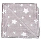 Pack 2 Mantas Unisex Blanco / Gris 75x100cm Infanti - Miniatura 5