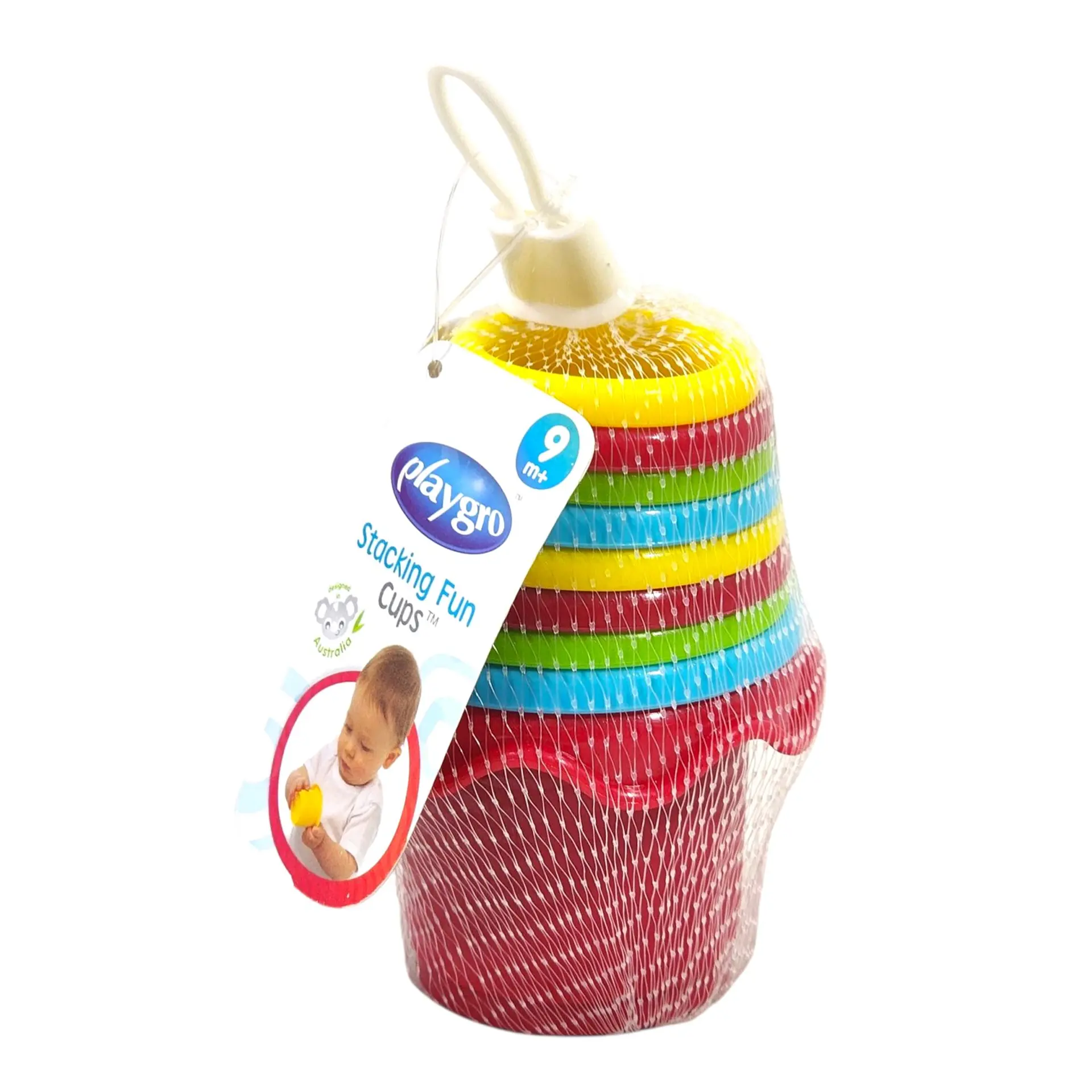 Vasos Apilables De Colores Con Sellos Para Bebés Playgro 7