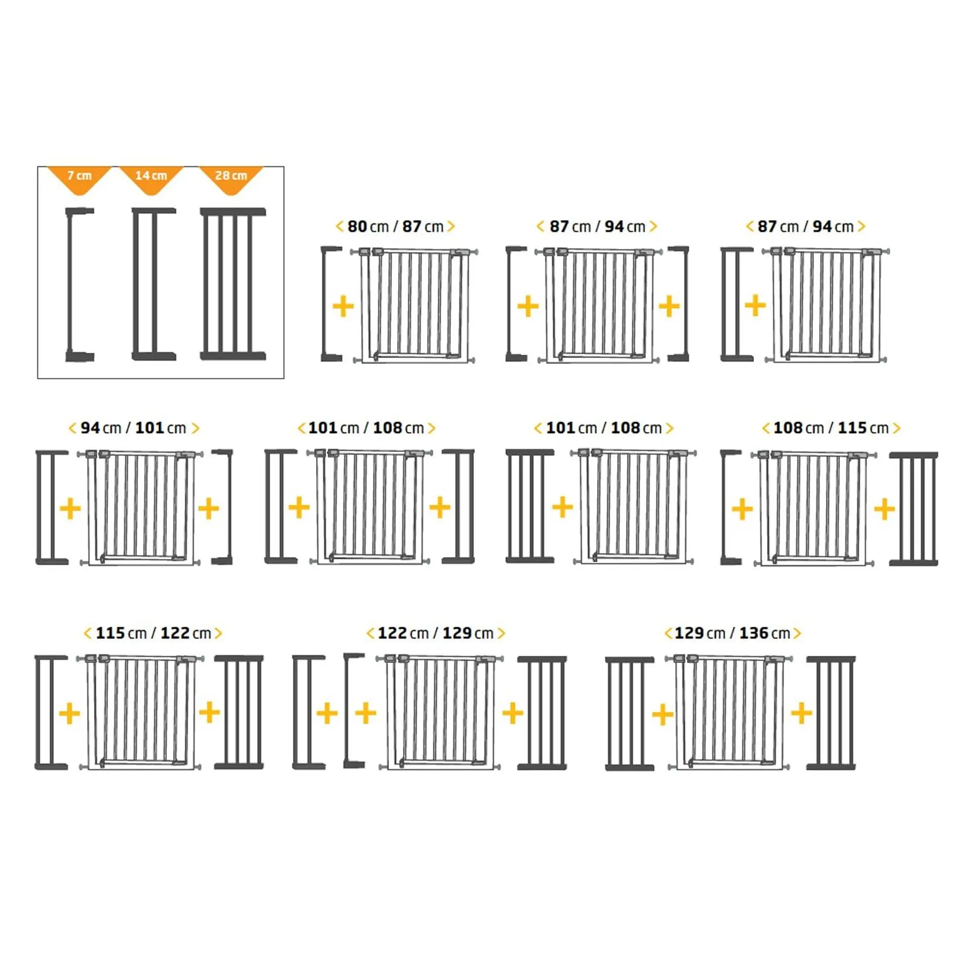 Reja Puerta Metálica Auto Close Safety 1st 73-129cm  7