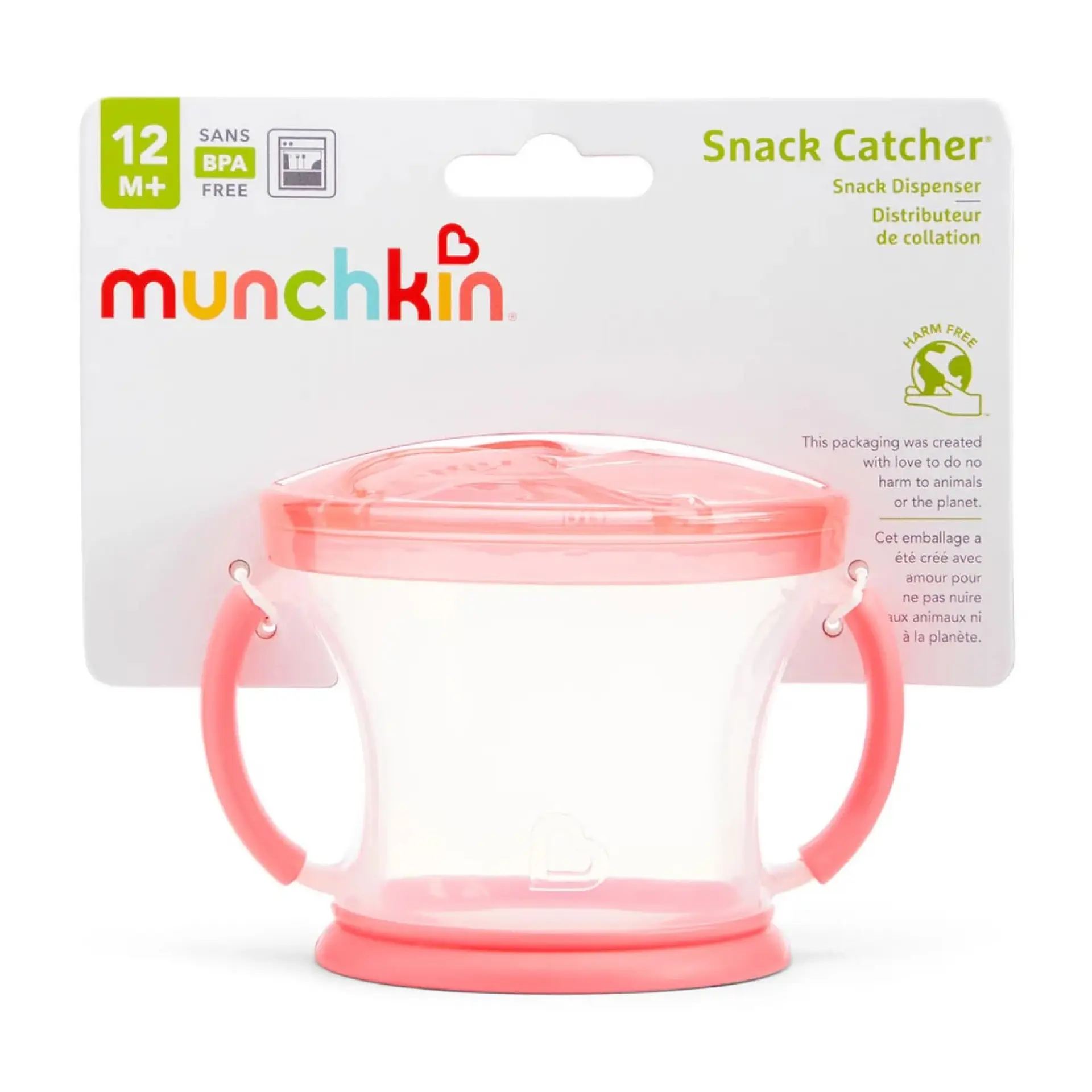 Vaso Contenedor Antiderrames 12m+ Munchkin Color Rosa 5