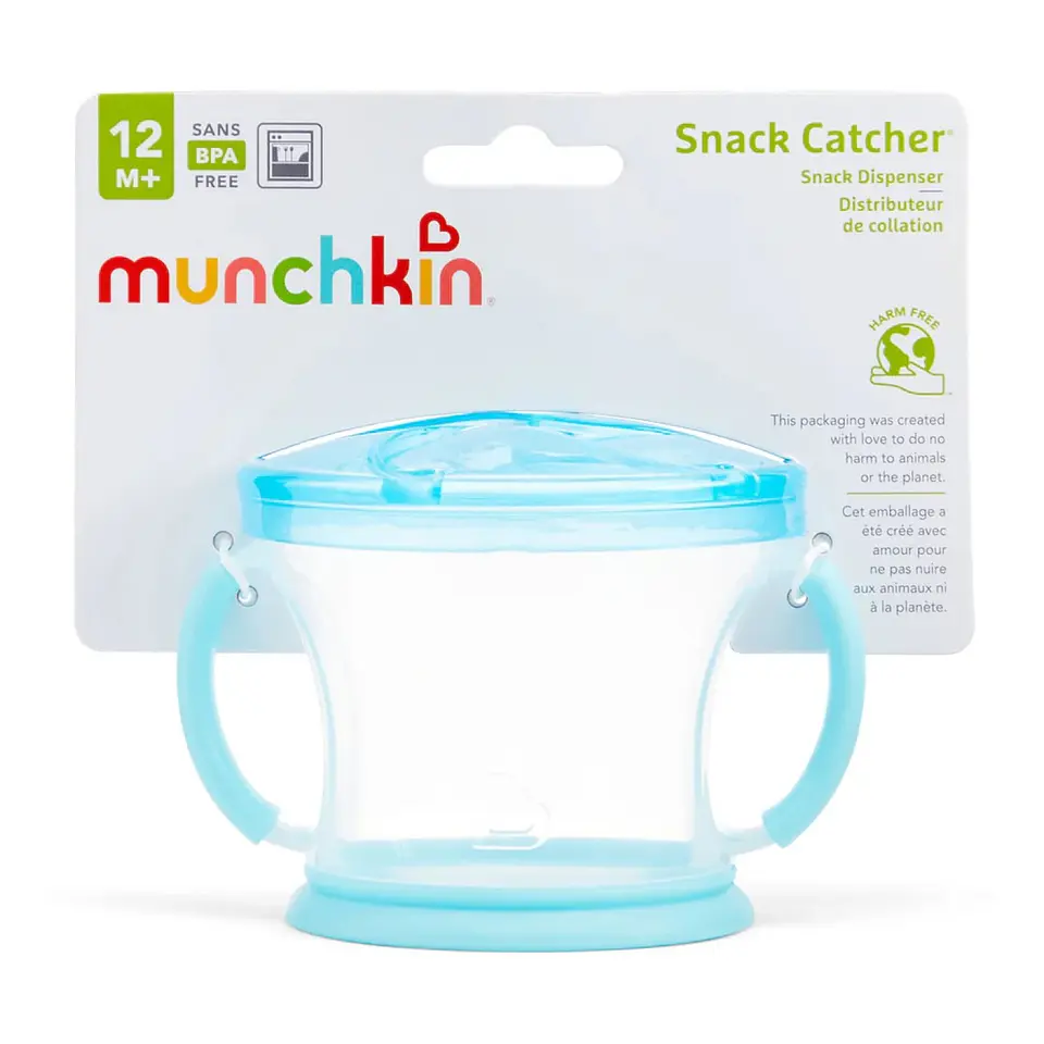 Vaso Contenedor Antiderrames 12m+ Munchkin Color Azul 4