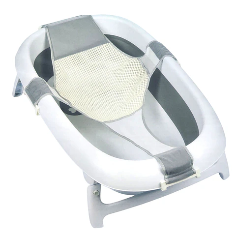 Bañera Tina con Hamaca Reclinable Plegable Infanti Gris