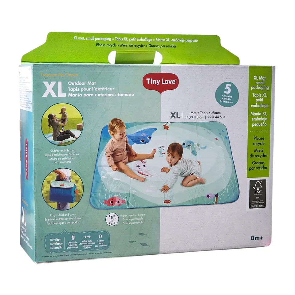 Alfombra Mat Treasure Ocean 140x113cm Impermeable Tiny Love 9