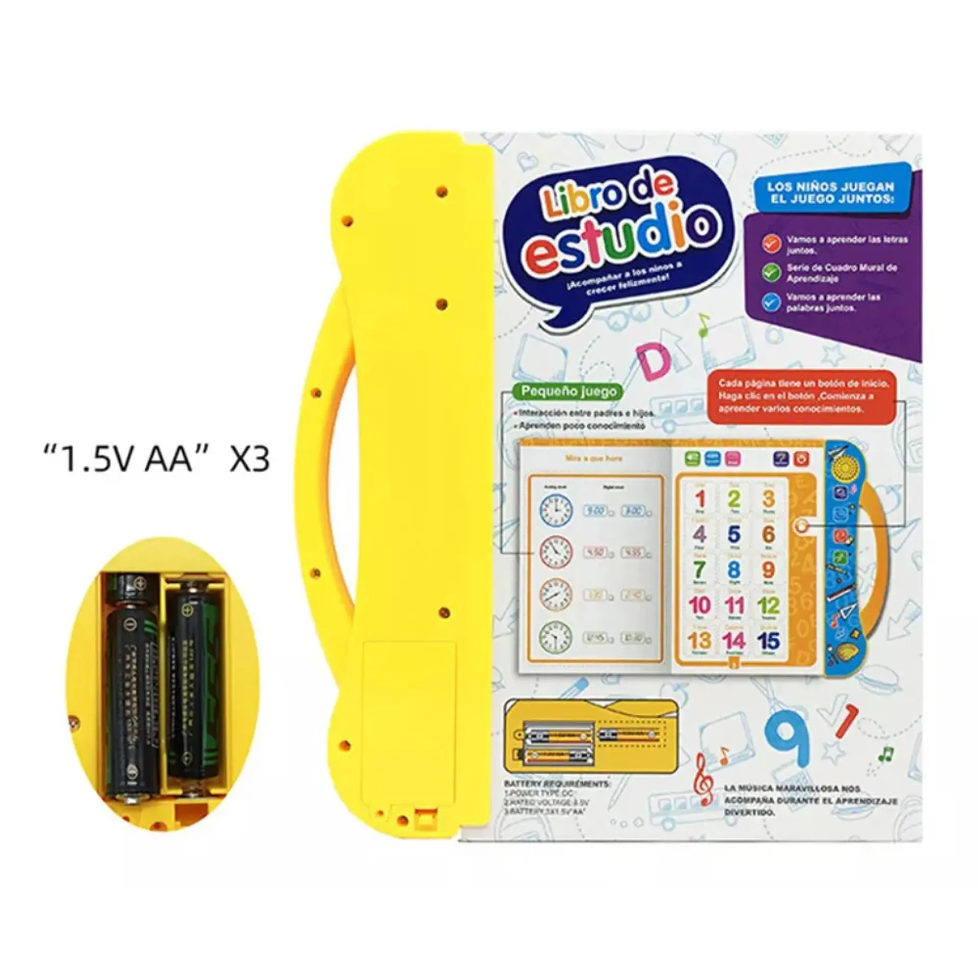 Libro Aprendizaje Didáctico Interactivo para Niños 5