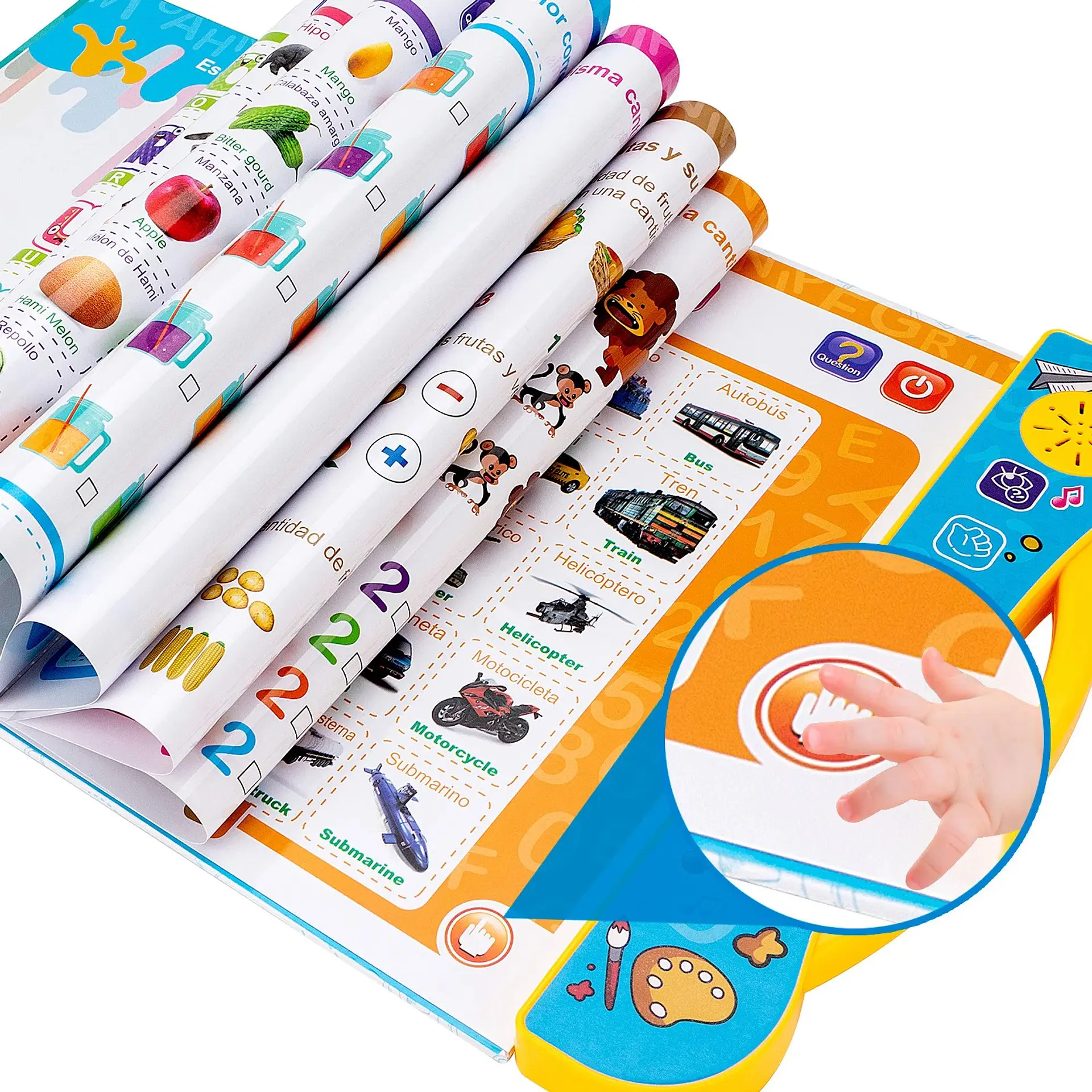 Libro Aprendizaje Didáctico Interactivo para Niños 9