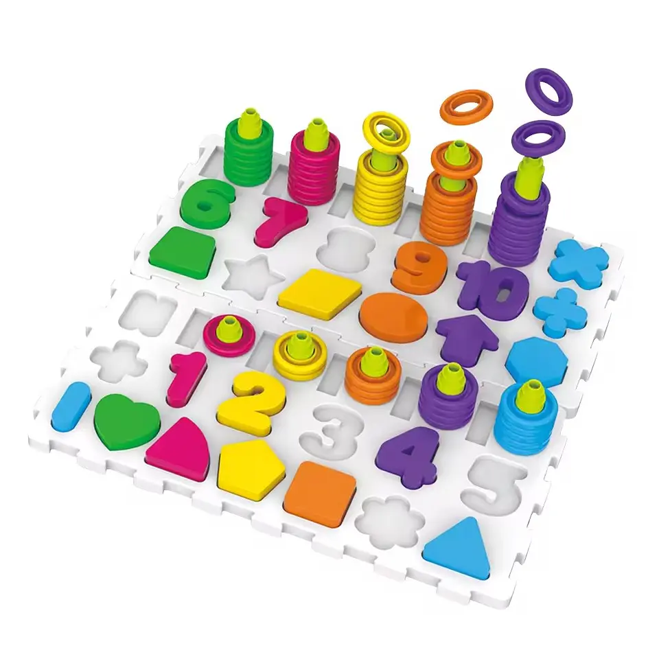 Tablero Educativo Figuras, Letras y Números 139pcs 1