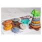 Juguete Didáctico Torre Dinosaurio Argollas Apilable 7pcs - Miniatura 4
