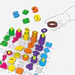 Tablero Educativo Figuras, Letras y Números 139pcs - Miniatura 3