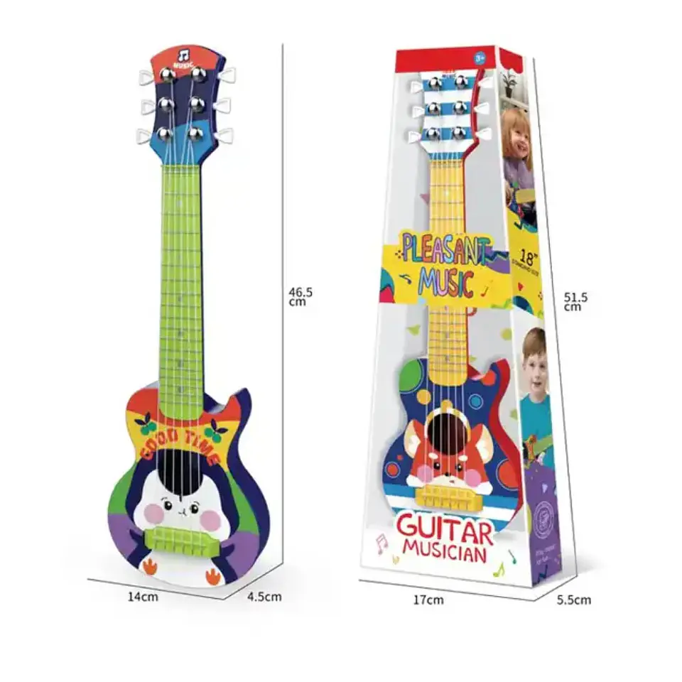Juguete Guitarra Musical 6 cuerdas Para Niños 2
