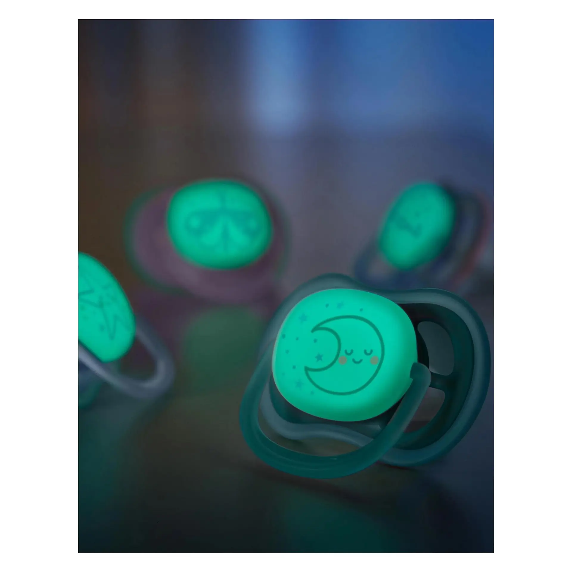 2 Chupetes Avent Nocturno 6-18m Verde SCF376/13 3