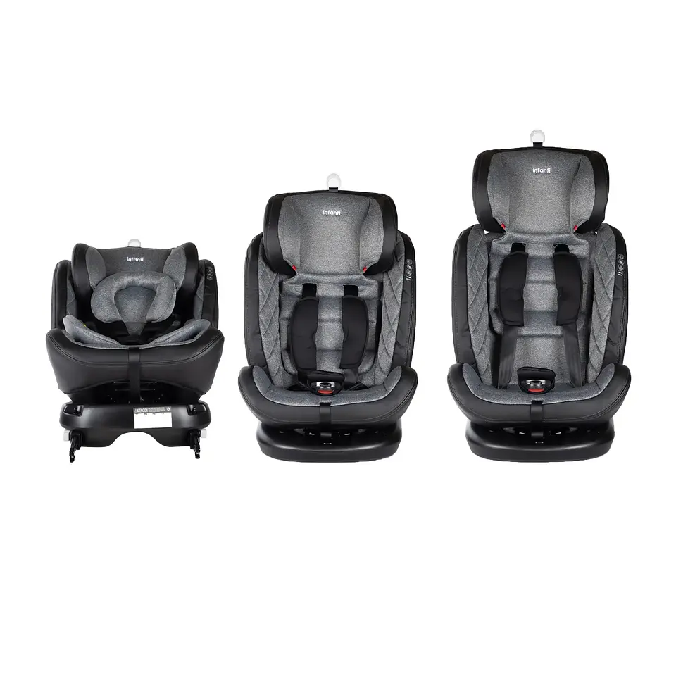 Silla Auto Convertible I-Giro 360 Infanti Light Grey 2