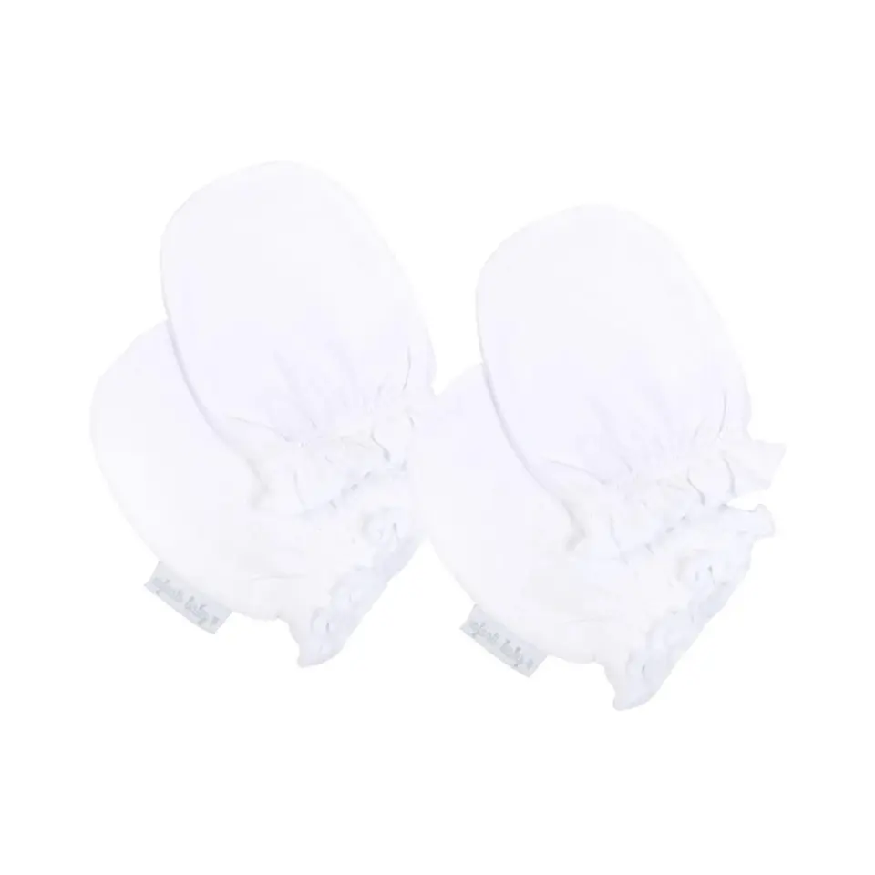 Pack 2 Mitones Blancos Unisex Infanti  1